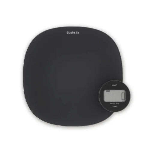 Brabantia Tasty+ Keukenweegschaal Met Dynamo Dark Grey -Brabantia Winkel Kitchen Scales plus TASTY Dark Grey 8710755122880 Brabantia 300dpi 4619x4619px 6 NR 15331