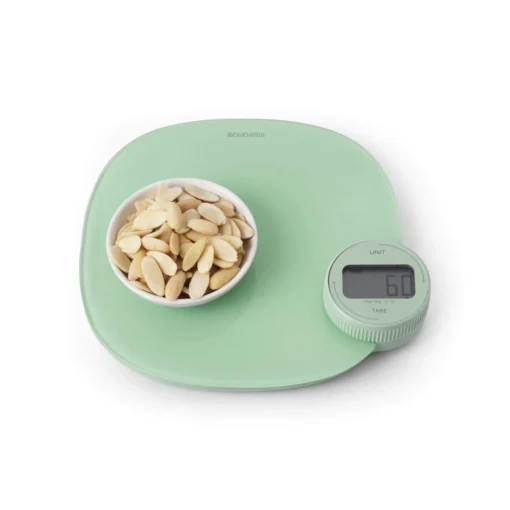 Brabantia Keukenweegschaal Met Dynamo Tasty+ Jade Green -Brabantia Winkel Kitchen Scales plus TASTY Jade Green 8710755122903 Brabantia 300dpi 4526x4526px 6 NR 15334