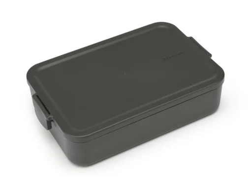 Brabantia Make & Take Bento Lunchbox Large, Kunststof Dark Grey -Brabantia Winkel Make Take Lunch Box Bento Large Dark Grey 8710755203480 Brabantia 300dpi 6000x4500px 6 NR 27947