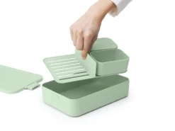 Brabantia Make & Take Bento Lunchbox Large, Kunststof Jade Green -Brabantia Winkel Make Take Lunch Box Bento Large Jade Green 8710755203527 Brabantia 300dpi 7600x5700px 6 NR 28371 1