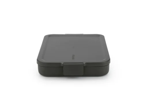 Brabantia Make & Take Lunchbox Plat, Kunststof Dark Grey -Brabantia Winkel Make Take Lunch Box Flat Plastic Dark Grey 8710755202704 Brabantia 300dpi 6000x4500px 6 NR 27908