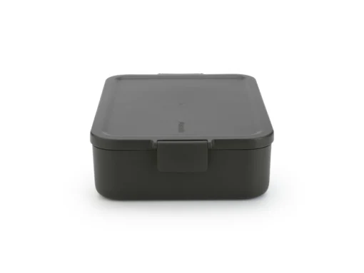 Brabantia Make & Take Lunchbox Large, Kunststof Dark Grey -Brabantia Winkel Make Take Lunch Box Large Plastic Dark Grey 8710755203060 Brabantia 300dpi 6000x4500px 6 NR 27929