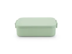 Brabantia Make & Take Lunchbox Medium, Kunststof Jade Green -Brabantia Winkel Make Take Lunch Box Medium Plastic Jade Green 8710755202605 Brabantia 300dpi 6000x4500px 6 NR 27900