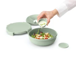 Brabantia Make & Take Saladebak 1,3 Liter Kunststof Jade Green -Brabantia Winkel Make Take Salad Bowl 1.3L Jade Green 8710755206382 Brabantia 300dpi 7651x5738px 6 NR 28384