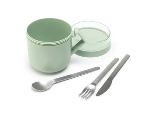 Brabantia Make Take Soepbeker 0,6 Liter, Kunststof Jade Green -Brabantia Winkel Make Take Soup Mug 0.6L Jade Green 8710755203862 Brabantia 300dpi 6000x4500px 6 NR 28008