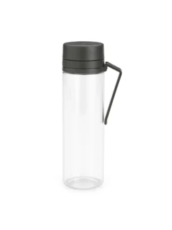 Brabantia Make & Take Waterfles Met Zeef 0,5 Liter Dark Grey -Brabantia Winkel Make Take Water Bottle with Strainer Dark Grey 8710755148842 Brabantia 300dpi 4500x6000px 6 NR 27870