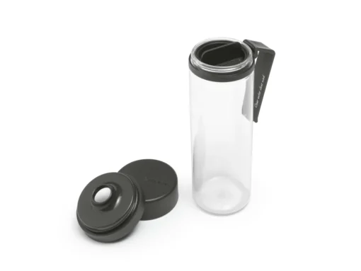 Brabantia Make & Take Waterfles Met Zeef 0,5 Liter Dark Grey -Brabantia Winkel Make Take Water Bottle with Strainer Dark Grey 8710755148842 Brabantia 300dpi 6000x4500px 6 NR 27869