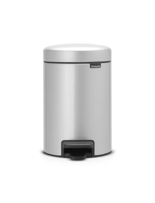 Brabantia Pedaalemmer Newlcon 3 Liter Metallic Grey -Brabantia Winkel NewIcon Pedal Bin 3L Metallic Grey 8710755113260 Brabantia 3600x4688px 6 NR 1465