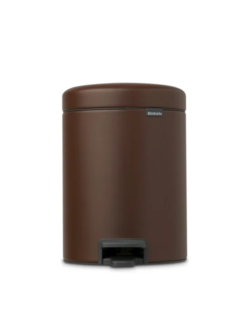 Brabantia Pedaalemmer Newlcon 5 Liter Mineral Cosy Brown -Brabantia Winkel NewIcon Pedal Bin 5L Mineral Cosy Brown 8710755208546 Brabantia 300dpi 3500x4500px 6 NR 26488