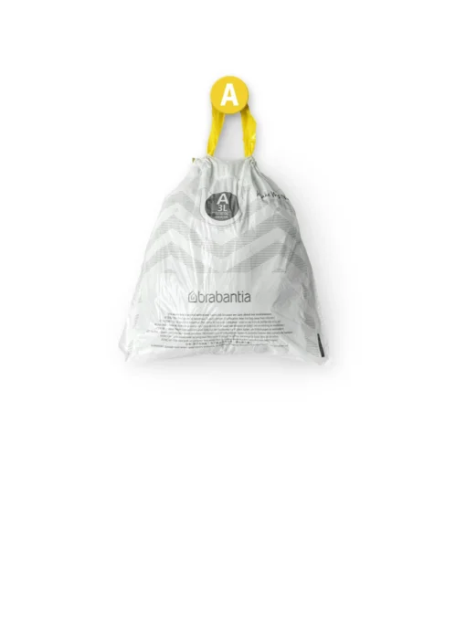 Brabantia Afvalzak A 3 Liter 40 Stuks -Brabantia Winkel PerfectFit Bags Code A 3L 40 Bags White 8710755137600 Brabantia 300dpi 5000x6800px 6 NR 25659