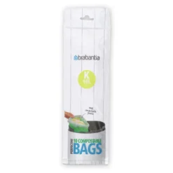 Brabantia Afvalzak Composteerbaar 10 Liter K 10 Stuks -Brabantia Winkel PerfectFit BagsCode K Comp. 10L 10pcs Green 8710755364983 Brabantia 2803x2803px 6 NR 7961