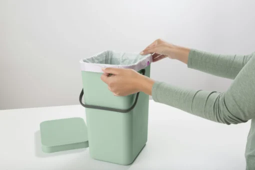 Brabantia Sort & Go Afvalemmer 12L Jade Green -Brabantia Winkel Sort Go Waste Bin 12L Jade Green 8710755211829 Brabantia 300dpi 5760x3840px 6 NR 25768