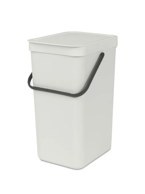 Brabantia Sort En Go Afvalemmer 16 Liter Light Grey -Brabantia Winkel Sort Go Waste Bin 16L Light Grey 8710755213465 Brabantia 300dpi 4500x6000px 6 NR 25853