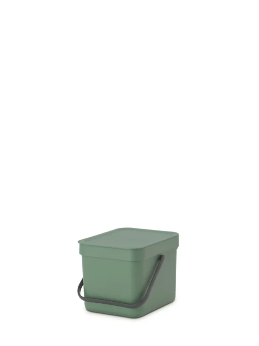 Brabantia Sort & Go Afvalemmer 6 Liter Fir Green -Brabantia Winkel Sort Go Waste Bin 6L Fir Green 8710755129841 Brabantia 300dpi 3888x5184px 6 NR 21372