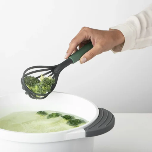 Brabantia Tasty+ Garde Plus Uitleklepel -Brabantia Winkel Whisk plus Draining Spoon TASTY Fir Green 8710755122828 Brabantia 300dpi 3198x3198px 6 NR 15308