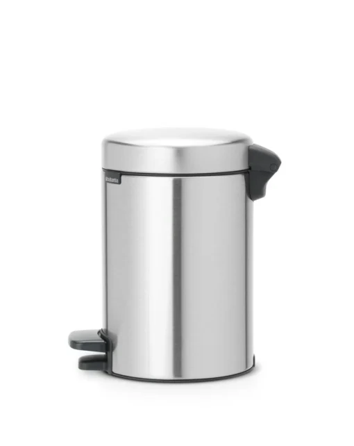 Brabantia Pedaalemmer Newlcon 3 Liter Matt Steel Fingerprint Proof -Brabantia Winkel f10ce2a0af66ae6fe4b8c977d6bb13cf